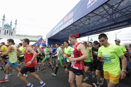 На старт Казанского марафона вышло около 10 000 участников из 28 стран мира!