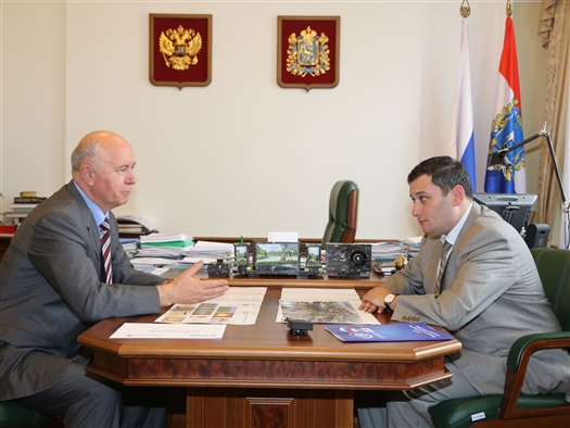 Николай Меркушкин обсудил с Александром Хинштейном подготовку к Грушинскому фестивалю 