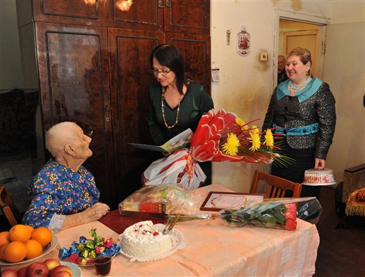 Жительнице Самары Марии Тарасовой исполнилось 100 лет