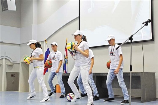Школьники из Оренбурга представили проект «Я выбираю спорт»