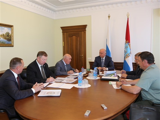 Николай Меркушкин провел рабочую встречу с председателем ДОСААФ России Сергеем Маевым