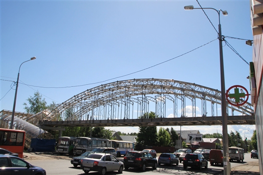 Из самарского металла изготовлен уникальный пешеходный мост