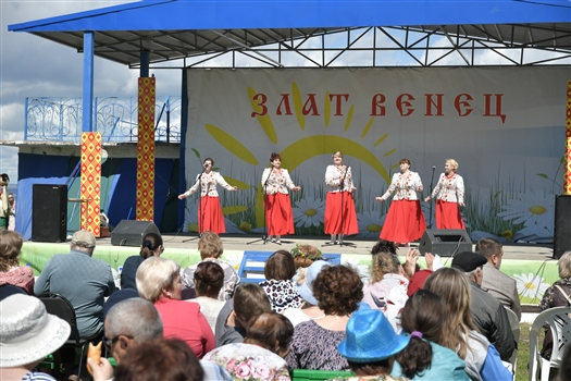 В усадьбе Самариных прошел фестиваль театрализованных и обрядовых действ "Злат венец"