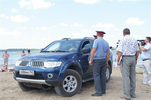 Въезд автомобилей на пляжи и в водоохранную зону категорически запрещен