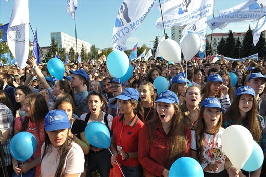 В параде студенчества приняло участие 8500 первокурсников