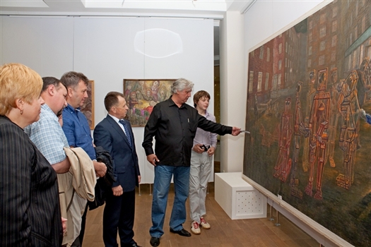 Известный самарский художник Владимир Терехин отметил 40-летие творчества выставкой в галерее "Новое пространство"