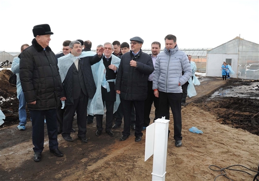 Губернатор дал старт строительству нового современного цеха в АО "Тепличный"