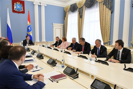 Дмитрий Азаров встретился с депутатами Государственной думы РФ от Самарской области