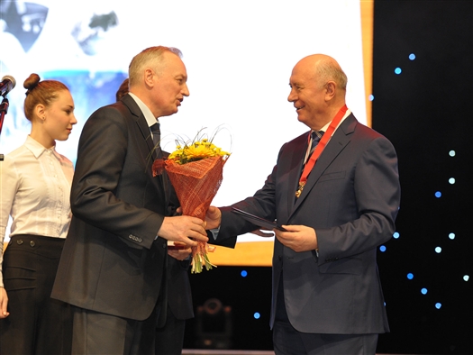 Николай Меркушкин удостоен почетного знака "За заслуги в космонавтике" 