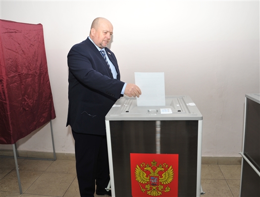 Председатель гордумы Самары Алексей Дегтев принял участие в выборах президента