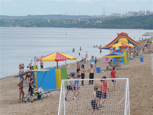 В Самаре пляжный сезон откроется в третьей декаде июня, точная дата пока не называется