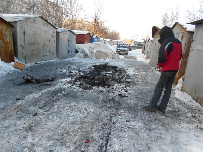 Заминированный джип стоял в гаражном массиве на ул. Ташкентской