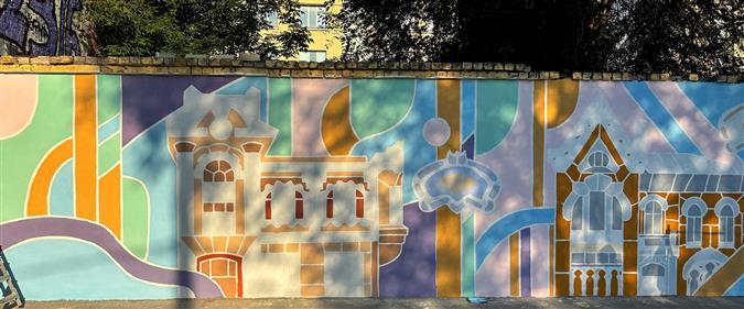 Том Сойер Фест Самара. Эскиз мурала