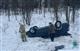Госпитализирован водитель перевернувшейся в Красноярском районе иномарки