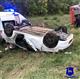 В Красноармейском районе водитель Renault госпитализирован после опрокидывания в кювет 