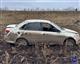 Под Нефтегорском водитель Lada Granta опрокинулся в кювет 