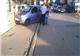 Автомобилистка на Daewoo Matiz сбила на тротуаре двух пешеходов и въехала в цветочный павильон