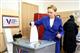 Мэр Самары Елена Лапушкина проголосовала на выборах президента РФ