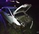 Ночью в Шенталинском районе Kia Rio врезался в дорожный знак и съехал в кювет