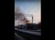 Появилось видео с горящим ретро-локомотивом в Чапаевске