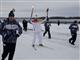 В Самаре факел Олимпиады пронесли на коньках и на лыжах 