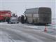 В Борском районе Renault Sandero врезался в пассажирский автобус