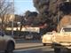 Десятки пожарных тушат крышу здания около КРЦ "Звезда"