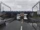 На трассе М-5 в Тольятти грузовик Renault Premium врезался в бетонную опору моста