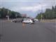 В Тольятти водитель Lada Granta врезался в Hyundai и опрокинул свою машину