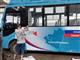 В Новокуйбышевске появился "театральный" автобус