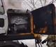 В Чапаевске пожарные потушили возгорание в экскаваторе