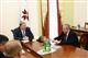 Глава Мордовии провел рабочую встречу с генеральным директором холдинга "Швабе" Алексеем Патрикеевым