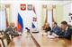 Артем Здунов провел встречу с вице-президентом Федерации водных видов спорта России Евгением Коротышкиным