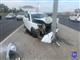 В Кировском районе Самары Lada Vesta налетела на бордюр и врезалась в столб, водитель погиб