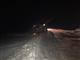 Грузовик с песком опрокинулся около строящегося моста через Волгу у Климовки