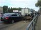 На Московском шоссе пьяный саратовский "авторитет" на Audi А6 "собрал" два автомобиля и трактор