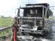 Под Тольятти сгорел китайский грузовик