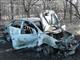 В Красноярском районе автоледи врезалась в газовую трубу, из-за чего произошел пожар