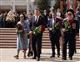 В День Победы Дмитрий Азаров возложил цветы к горельефу "Скорбящей Матери-Родине"